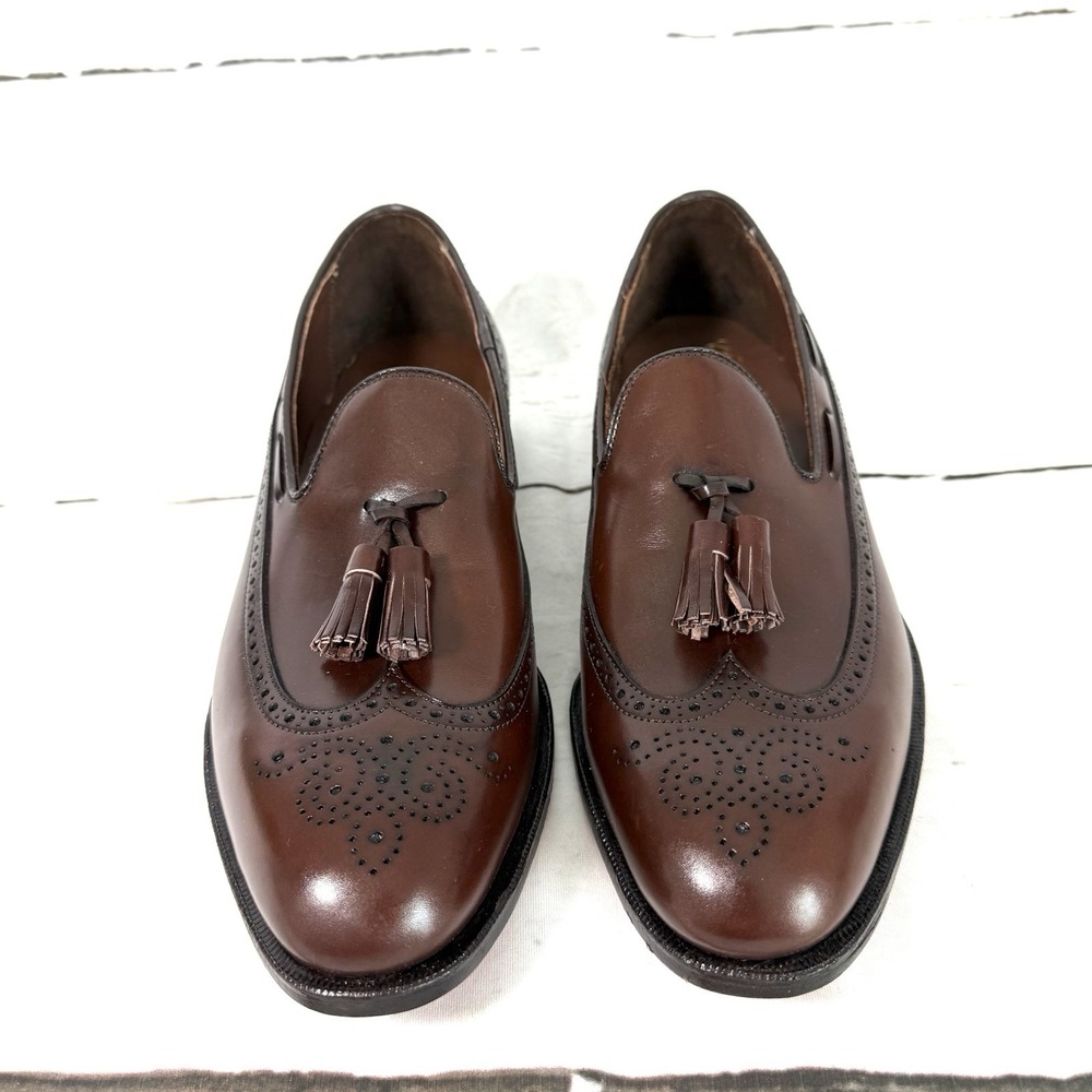 Vintage Footjoy Classics Shoes Men's 9.5C Tassel Loafer‎  Leather Made USA MINT